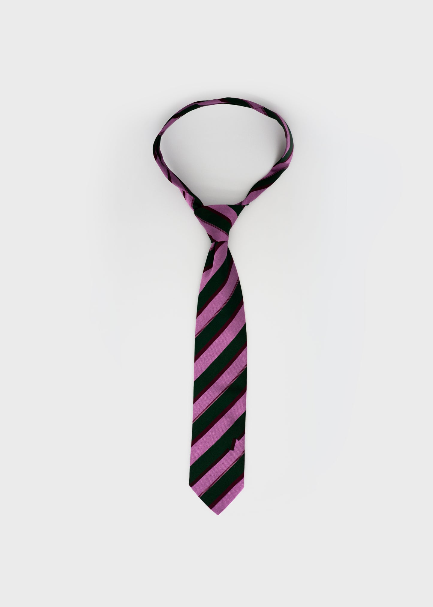 Accent Tie - Green/Pink