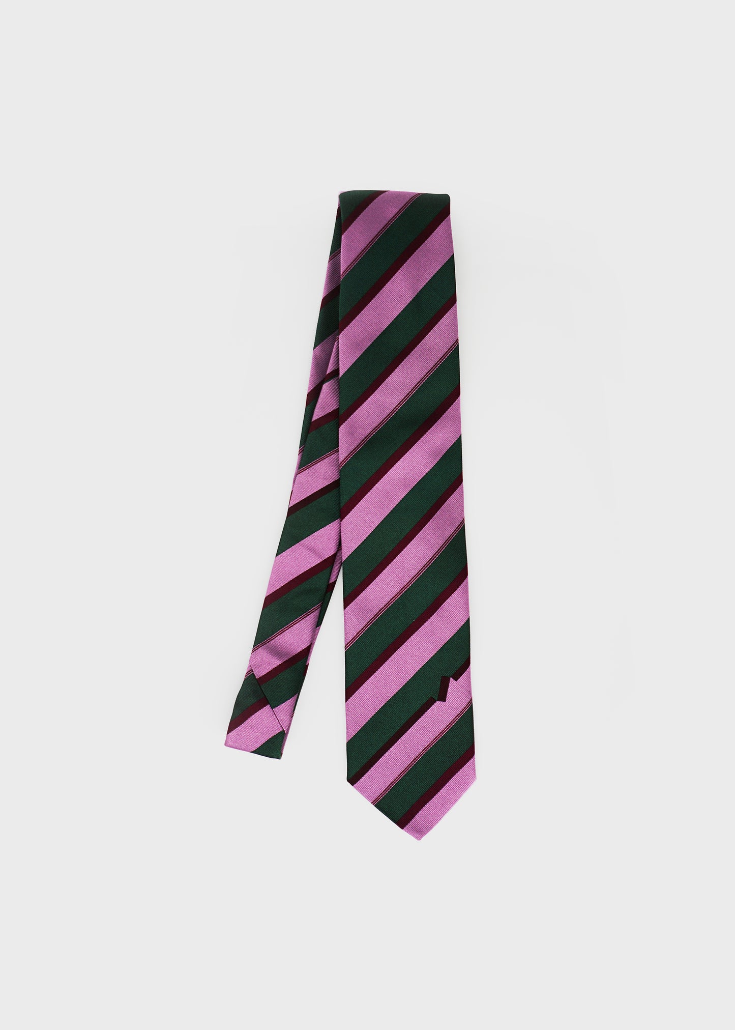 Accent Tie - Green/Pink