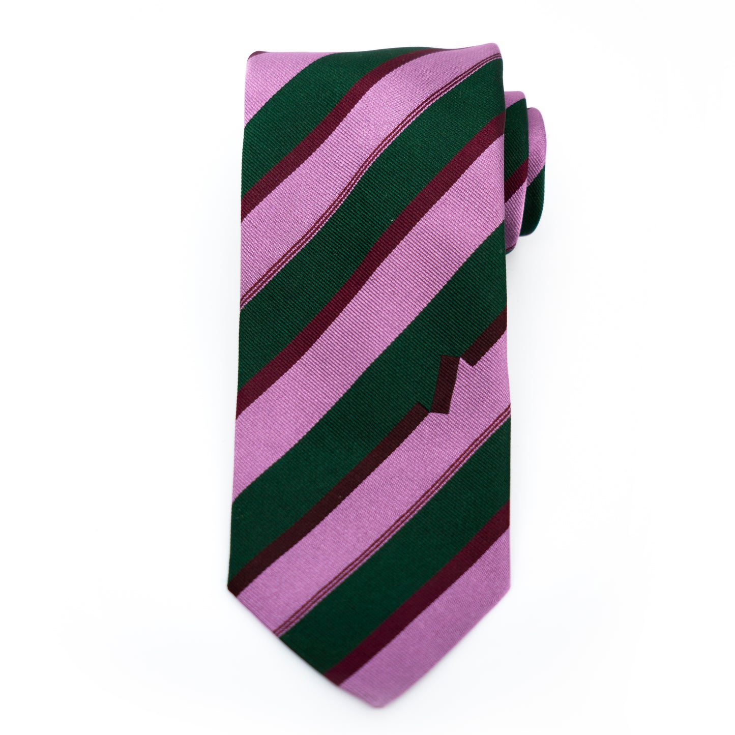 Accent Tie - Green/Pink